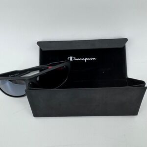 Champion Mens Gorpcore Sunglasses CU8020CA C01 Black Polarized Sport Performance